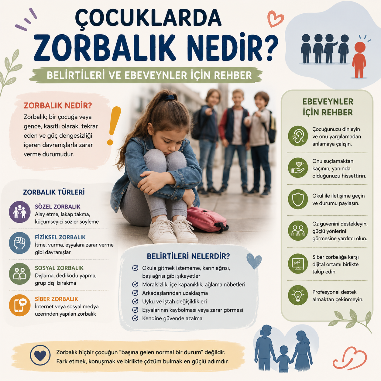Çocuklarda Zorbalık Nedir? Belirtileri ve Ebeveynler İçin Rehber